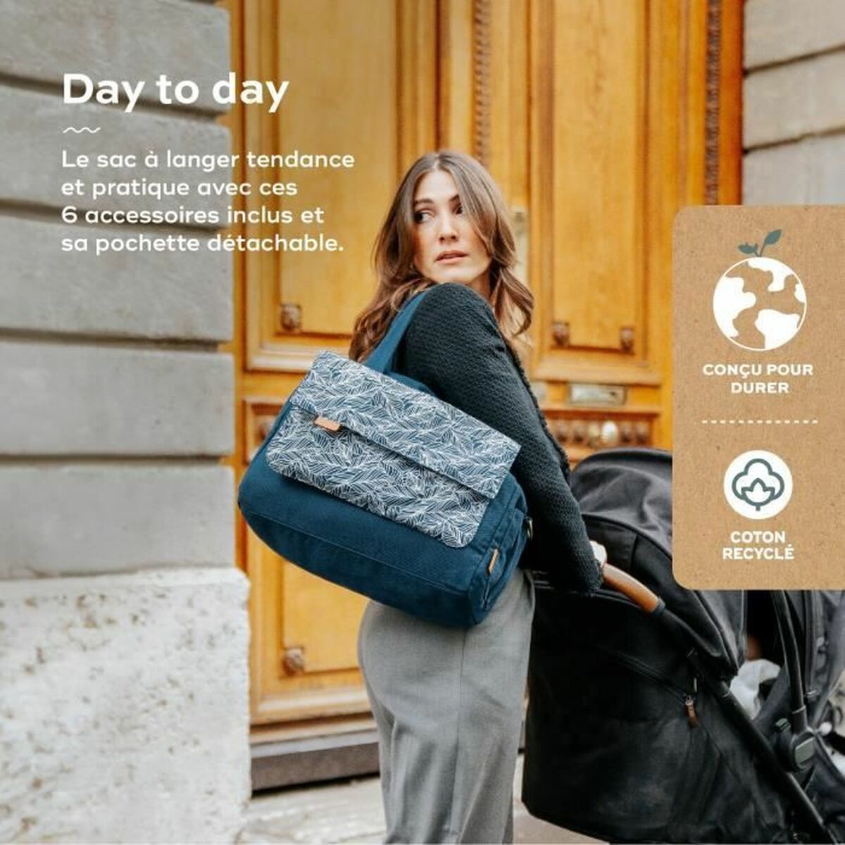 Bag för blöjbyte Babymoov Palm Blå